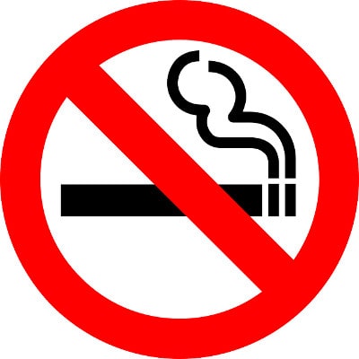 No smoking sign