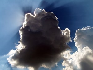 clouds with silver lining