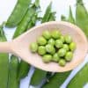 peas on spoon